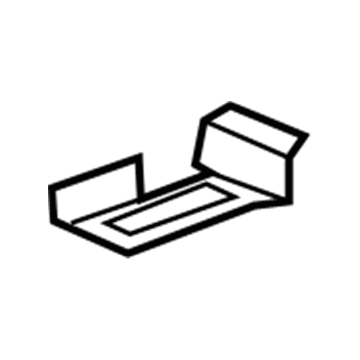 GM 13308415 Sunroof Frame Rear Support, Driver Side 13308415 GM Sunroof Frame Rear Support, Driver Side Illustration 1 of 1