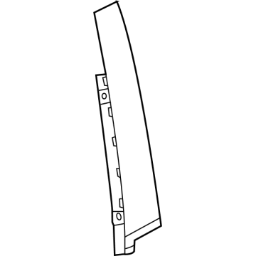 GM 84687062 Applique, Front Passenger Side 84687062 GM Applique, Front Passenger Side Illustration 1 of 1