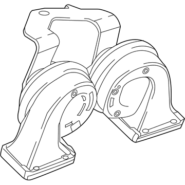 Cadillac ATS Horn - 23467528