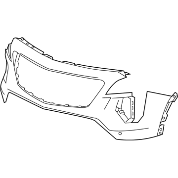Cadillac XT4 Bumper Cover - 84646922