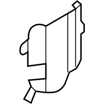 GM 15116141 Heat Shield, Passenger Side 15116141 GM Heat Shield, Passenger Side Illustration 1 of 1