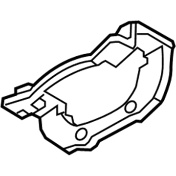 GM 15855610 Caliper Support, Driver Side 15855610 GM Caliper Support, Driver Side Illustration 1 of 1