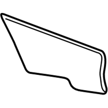 12482607 GM Insert, Blue, Driver Side Illustration 1 of 1