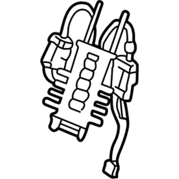 16814803 GM Lumbar Support, Driver Side Illustration 1 of 1