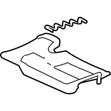 12456706 GM Seat Frame, Driver Side Illustration 1 of 1