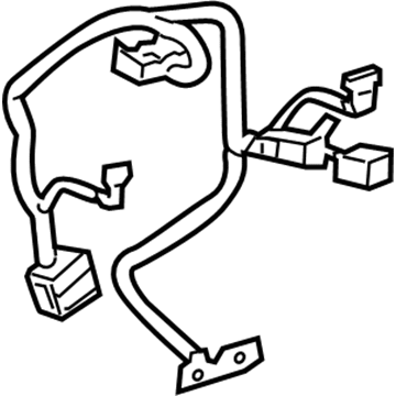 GM 23349844 Wire Harness 23349844 GM Wire Harness Illustration 1 of 1
