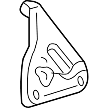 GM 12577548 Exhaust Manifold Brace 12577548 GM Exhaust Manifold Brace Illustration 1 of 1