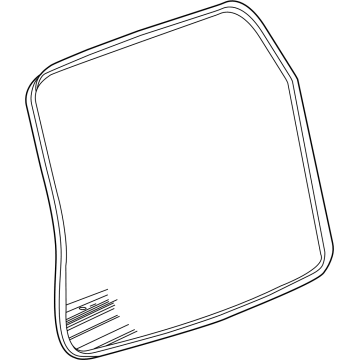 GM 26421176 Weatherstrip, Rear Compartment Lid Or Tailgate 26421176 GM Weatherstrip, Rear Compartment Lid Or Tailgate Illustration 1 of 1