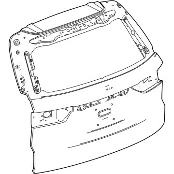 GM 84964195 Gate Assembly-Lift 84964195 GM Gate Assembly-Lift Illustration 1 of 1