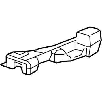 25918245 GM Outer Support, Rear Driver Side Illustration 1 of 1