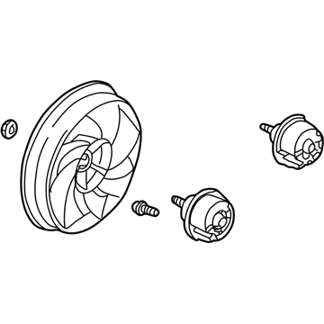 Cadillac Cooling Fan Assembly - 12463003