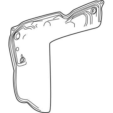 GM 42731706 Deflector, Door Inner Panel, Front 42731706 GM Deflector, Door Inner Panel, Front Illustration 1 of 1