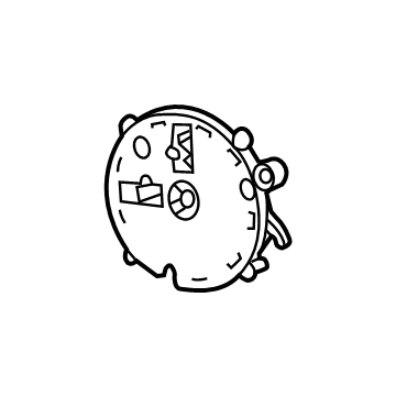 GM 92221400 Mirror Motor 92221400 GM Mirror Motor Illustration 1 of 1