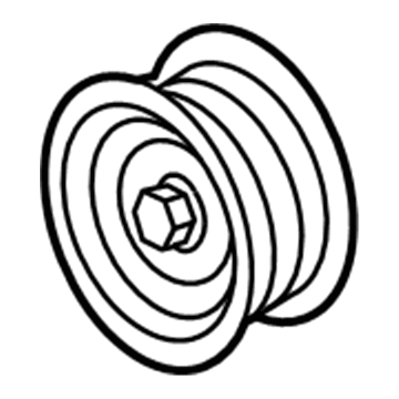 Chevy 12665033 Idler Pulley