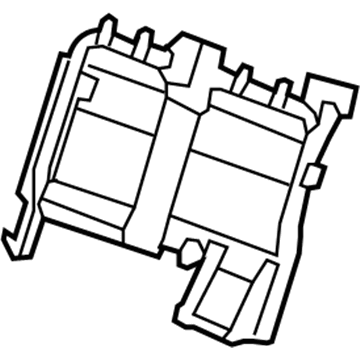 GM 88994940 Seat Back Frame 88994940 GM Seat Back Frame Illustration 1 of 1