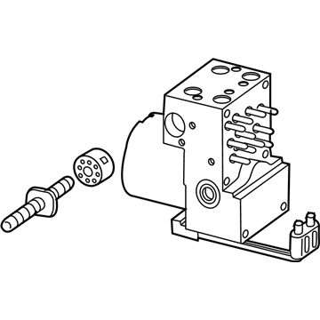 Buick LaCrosse ABS Pump And Motor Assembly - 19416839