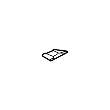 GM 84417164 Lower Bracket, Passenger Side 84417164 GM Lower Bracket, Passenger Side Illustration 1 of 1