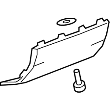 GM 23288785 Cover, Black, Rear 23288785 GM Cover, Black, Rear Illustration 1 of 1