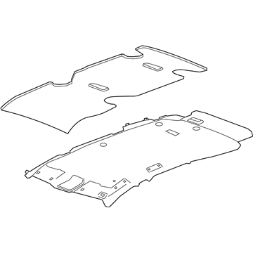 84794009 GM Headliner, Titanium Illustration 1 of 1