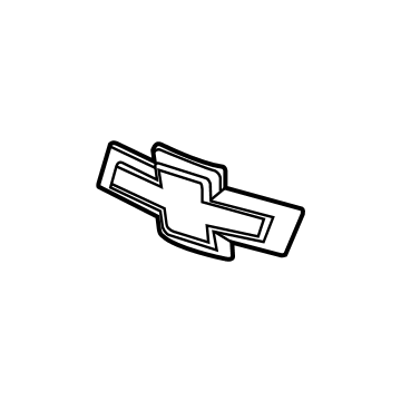 84701878 GM Emblem, Gold, Front Illustration 1 of 1
