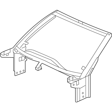 GM 23347521 Windshield Frame 23347521 GM Windshield Frame Illustration 1 of 1
