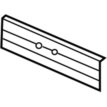 GM 22682684 Reinforcement Beam, Front 22682684 GM Reinforcement Beam, Front Illustration 1 of 1