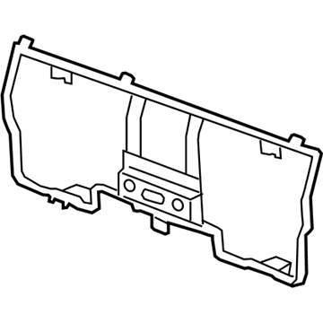 GM 85684351 Frame Assembly-Rear Seat Back 85684351 GM Frame Assembly-Rear Seat Back Illustration 1 of 1
