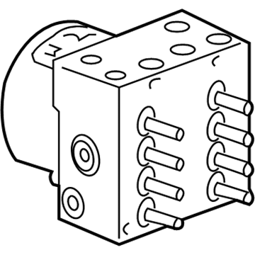 Chevy ABS Pump And Motor Assembly - 19301486