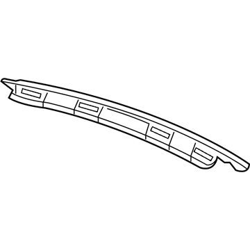 GM 23205449 Reinforcement, Rear 23205449 GM Reinforcement, Rear Illustration 1 of 1