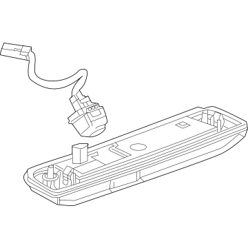 Buick 42758025 License Lamp Assembly