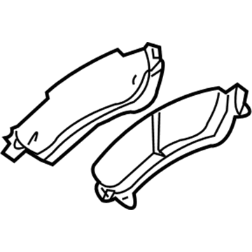 Chevy S10 Brake Pads - 18026156