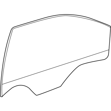 Chevy 26343501 Door Glass
