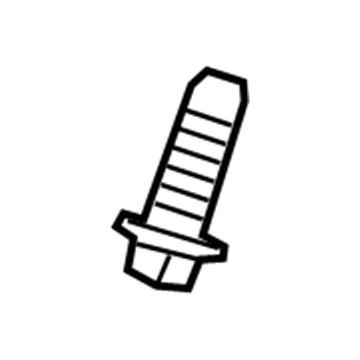 GM 19150517 Center Belt Assembly Bolt, Rear 19150517 GM Center Belt Assembly Bolt, Rear Illustration 1 of 1