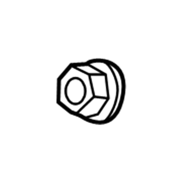 GM 89040100 Center Belt Assembly Nut 89040100 GM Center Belt Assembly Nut Illustration 1 of 1