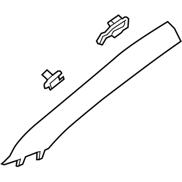 Chevy 84009495 Windshield Pillar Trim