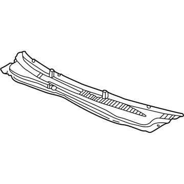 22619607 GM Cowl Grille Illustration 1 of 1