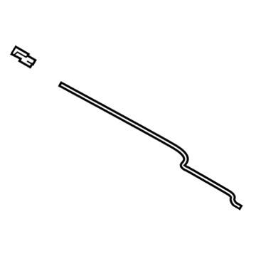 GM 95933119 Lock Rod 95933119 GM Lock Rod Illustration 1 of 1