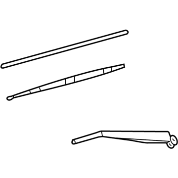 GM 19120326 Wiper Arm, Rear 19120326 GM Wiper Arm, Rear Illustration 1 of 1