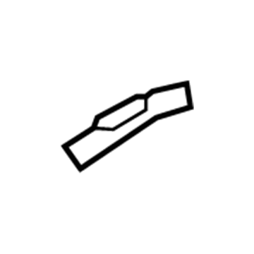 GM 20911738 Inner Windshield Pillar Front Bracket, Driver Side 20911738 GM Inner Windshield Pillar Front Bracket, Driver Side Illustration 1 of 1