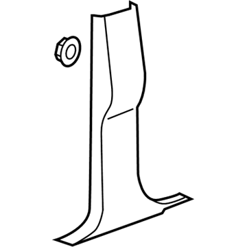 Chevy 20986848 Lower Center Pillar Trim