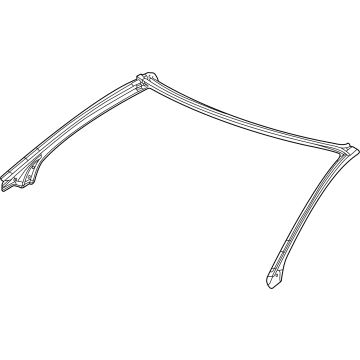 GM 84820761 Weatherstrip 84820761 GM Weatherstrip Illustration 1 of 1
