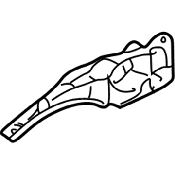 12480929 GM Inner Rail, Front Driver Side Illustration 1 of 1