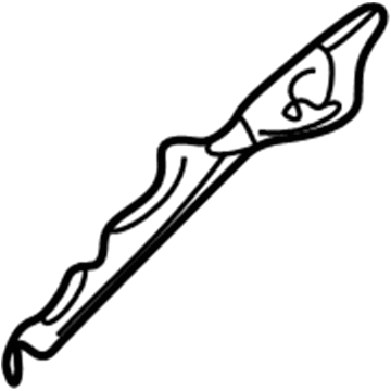 25645786 GM Upper Rail, Front Driver Side Illustration 1 of 1
