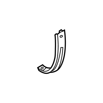 GM 84911766 Fender Liner Center Bracket, Front Inner Driver Side 84911766 GM Fender Liner Center Bracket, Front Inner Driver Side Illustration 1 of 1