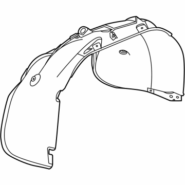 GMC Sierra 3500 HD Fender Splash Shield - 85653507