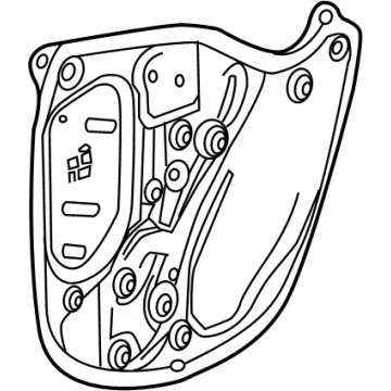 Cadillac 23505787 Water Shield
