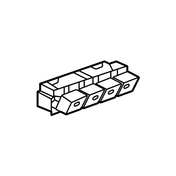 85731850 GM Switch, Front Seat Adjuster Illustration 1 of 1