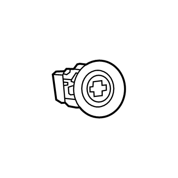 Cadillac 13552357 Start Button