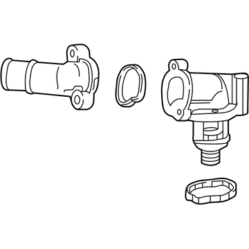 Buick 12678779 Water Outlet