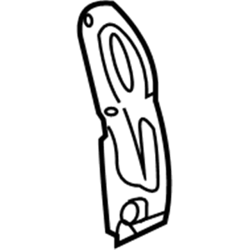 92183918 GM Apron Panel Hole Cover Illustration 1 of 1
